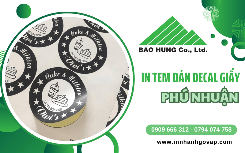 in tem dán decal giấy Phú Nhuận