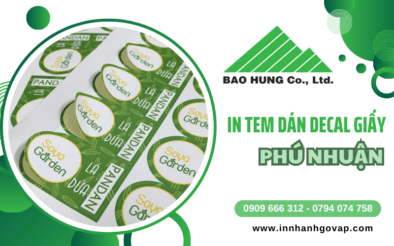 in tem dán decal giấy Phú Nhuận