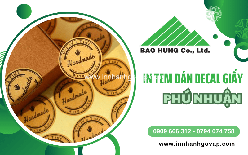in tem dán decal giấy Phú Nhuận