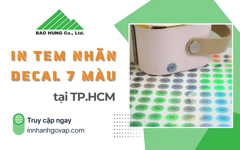 in tem nhãn decal 7 màu tại HCM