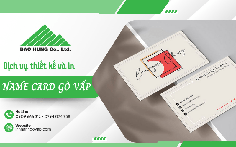 In name card Gò Vấp