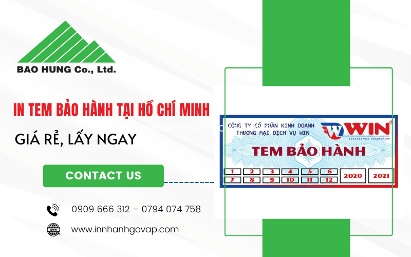 in tem bảo hành