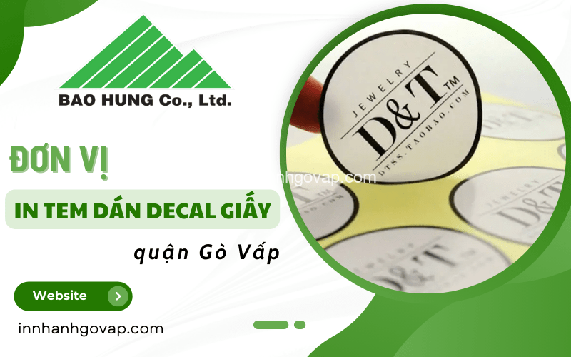in tem dán decal giấy quận Gò Vấp