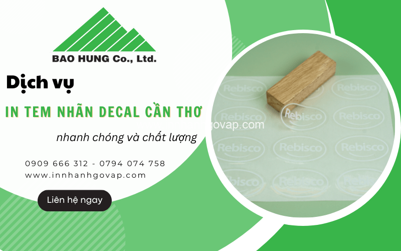 In tem nhãn decal Cần Thơ