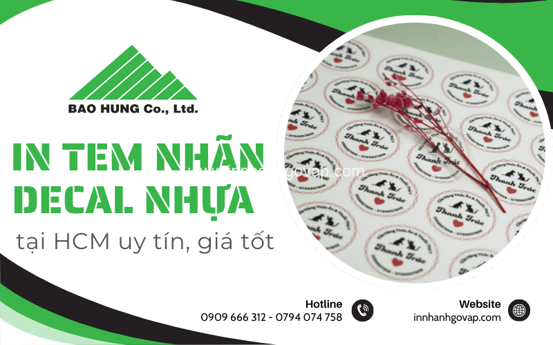 In tem nhãn decal nhựa tại HCM