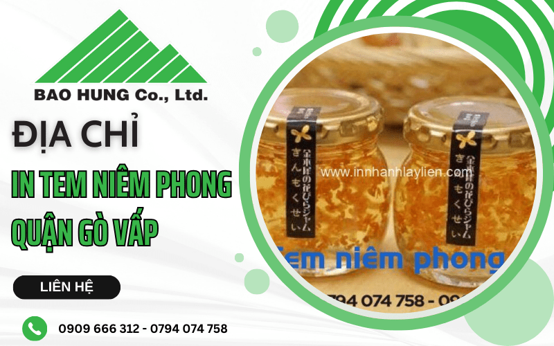 In tem niêm phong Quận Gò Vấp